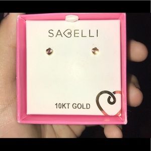 real gold baby earrings